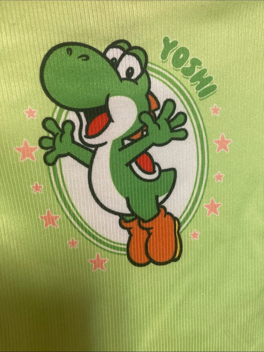 Nintendo Yoshi Lime Green & Peach Kids 2 piece  Set
